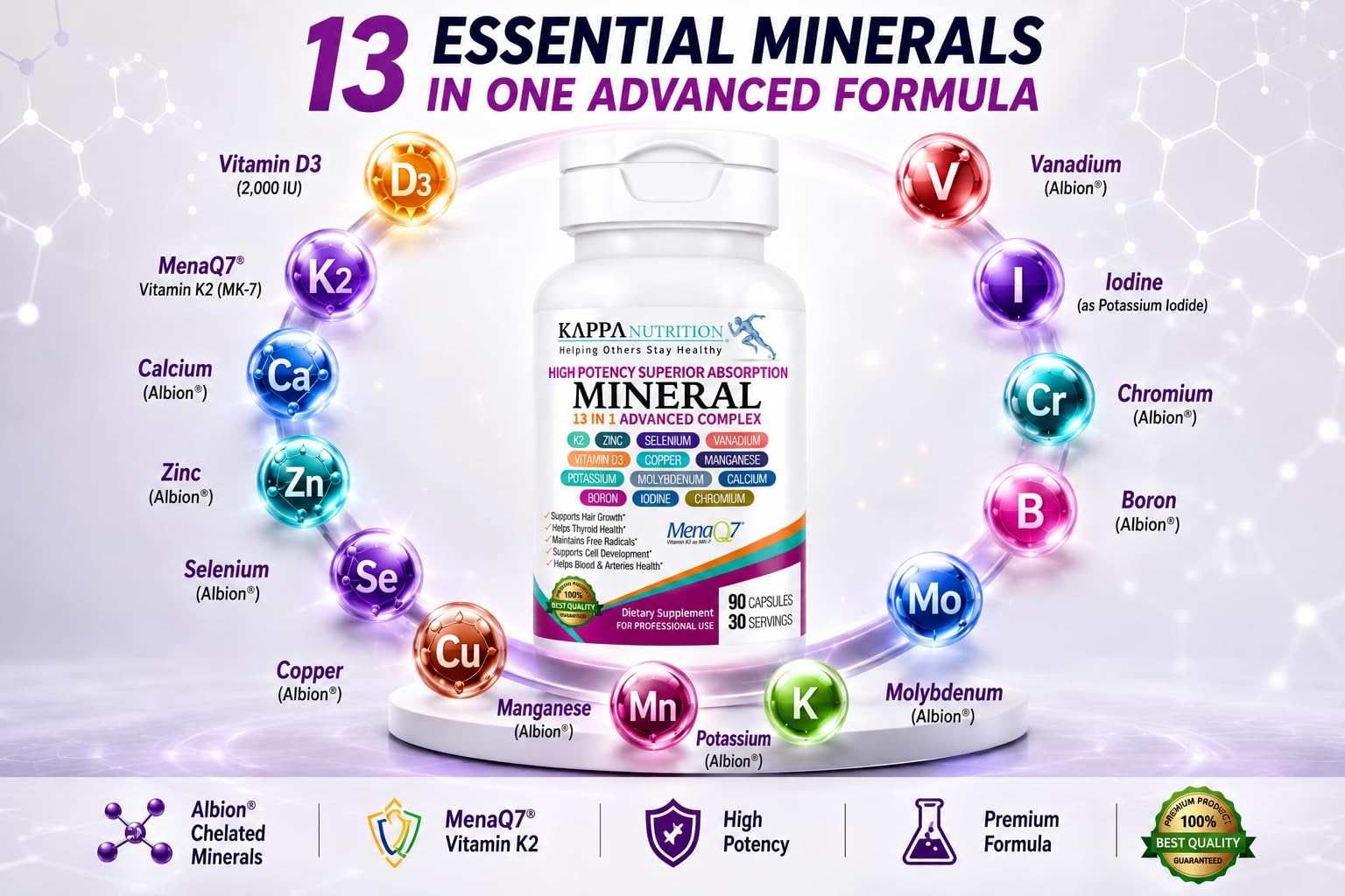 KAPPA NUTRITION cápsulas veganas textura suave para fácil ingestión