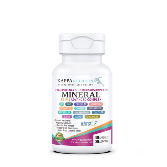 KAPPA NUTRITION frente del envase mostrando suplemento y beneficios