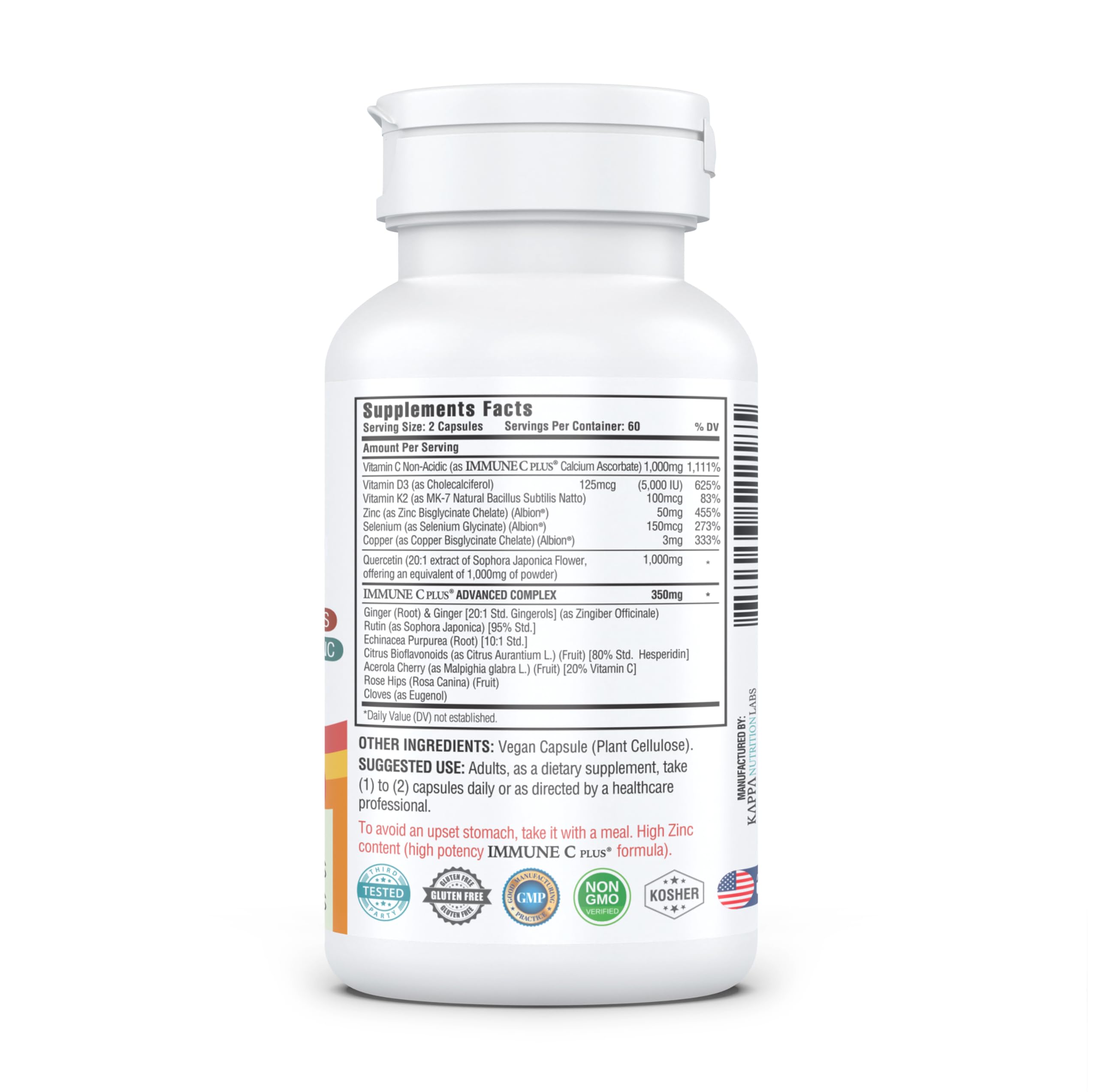 KAPPA NUTRITION botella sobre mesa en ambiente cotidiano para uso diario
