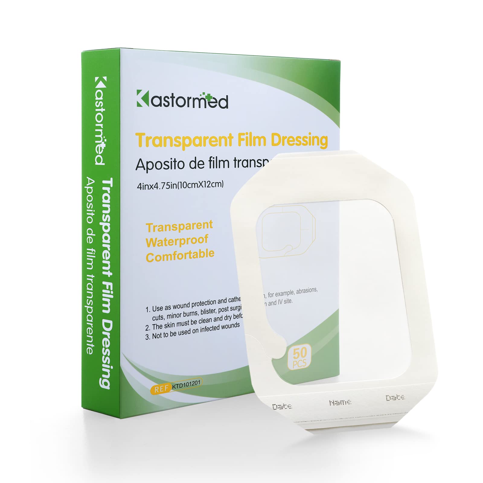 kastormed empaque frontal paquete de 50, protección conveniente