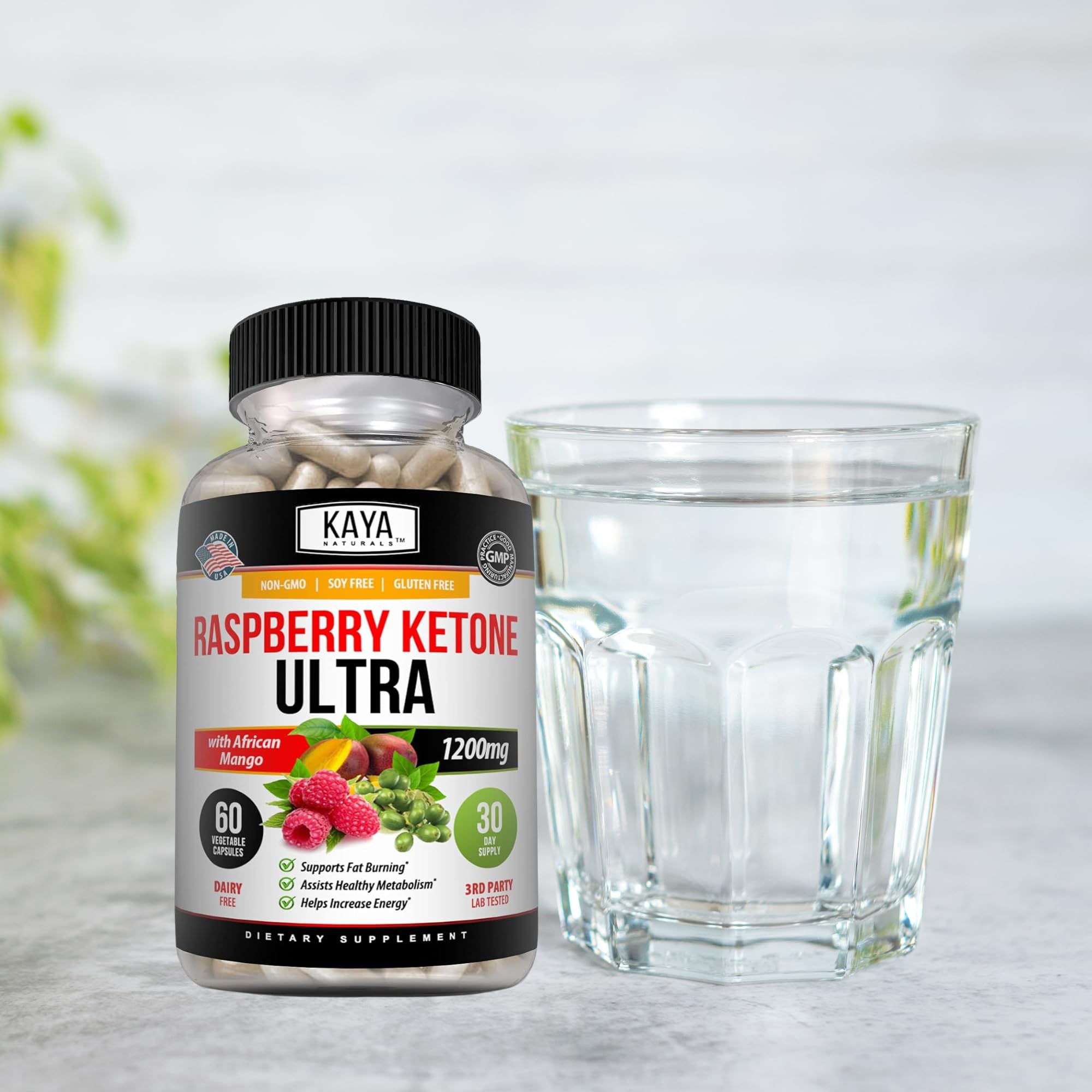 Kaya Naturals detalle de la tapa con sello de calidad preservando frescura