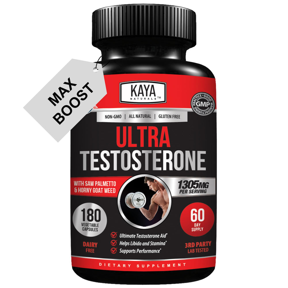 Kaya Naturals UltraTest frente del envase mostrando diseño y conteo