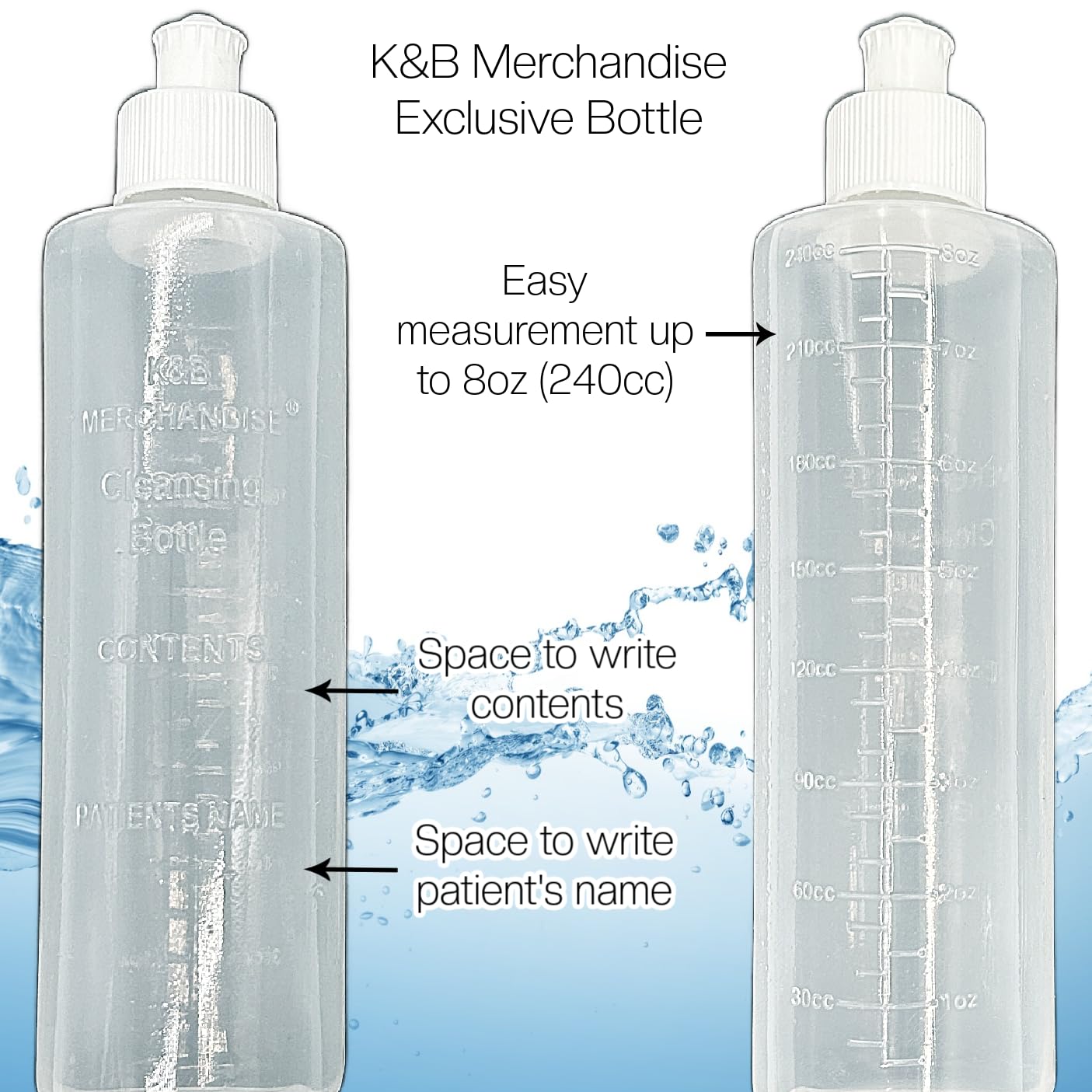 K&B Merchandise detalle del material sin BPA, seguridad reutilizable