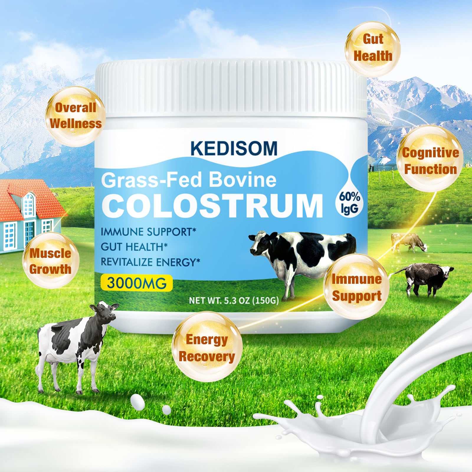 KEDISOM bote junto a objetos cotidianos para comparar tamaño real
