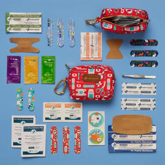KEEP>GOING interior organizado con 60 piezas para atención rápida