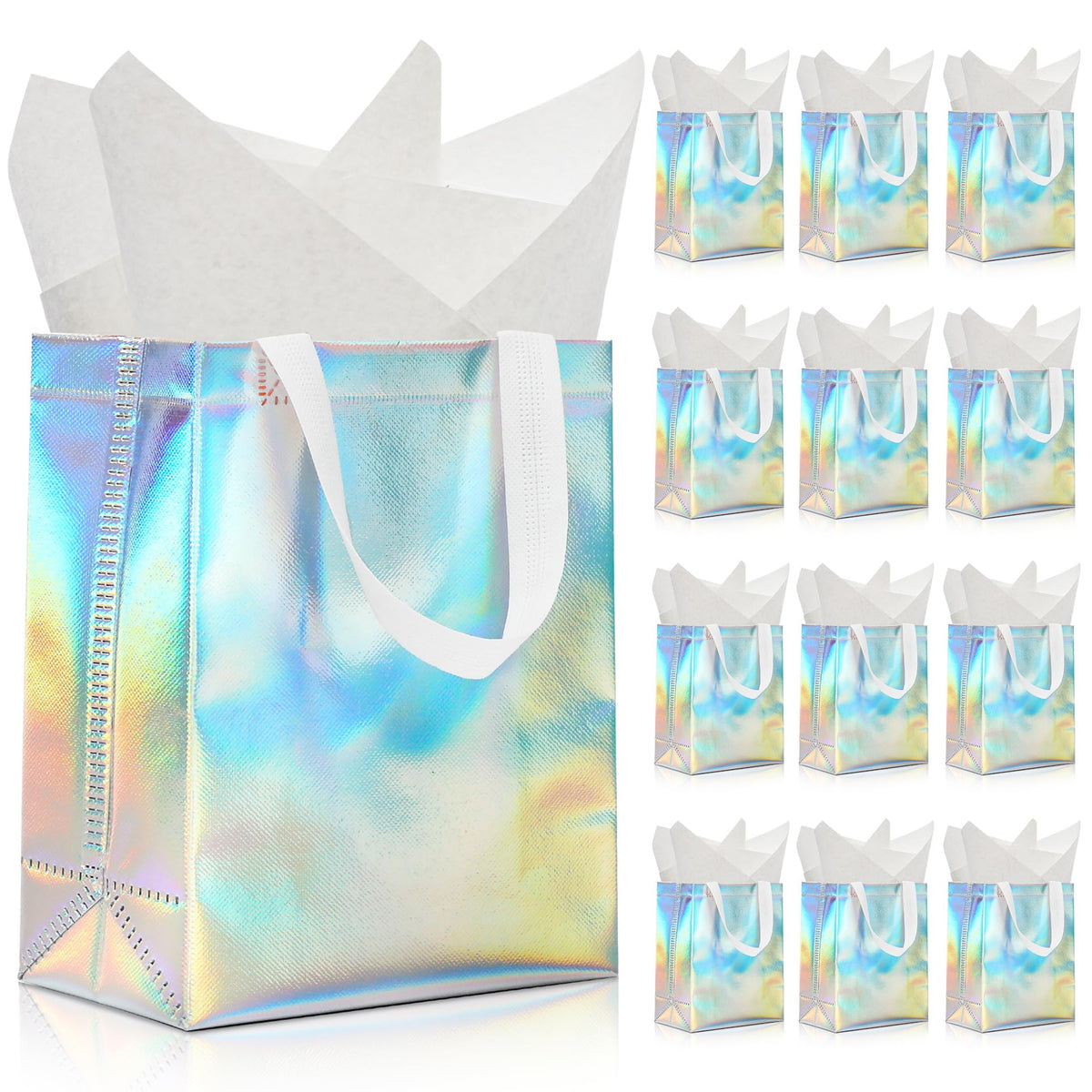 KeerxunBag frontal conjunto 12 bolsas brillante y práctico