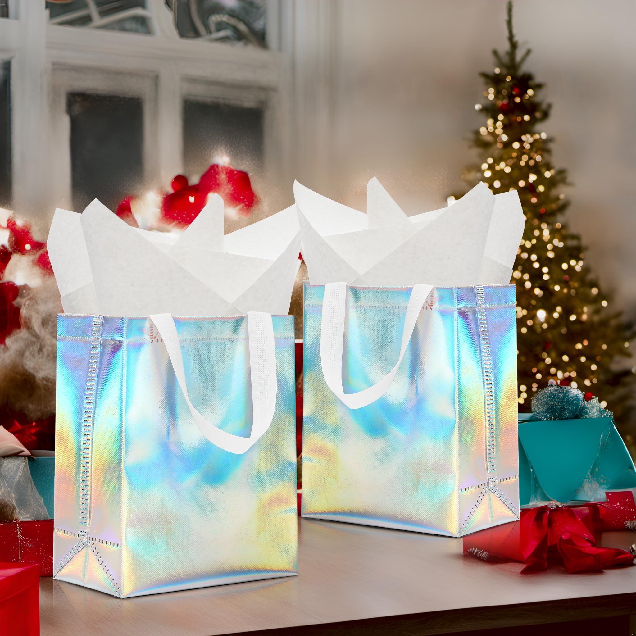 KeerxunBag escena de fiesta con bolsa lista para regalar