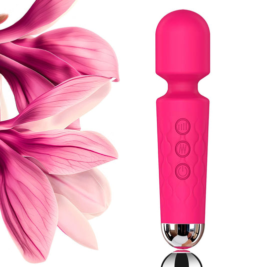 KELITE masajeador frontal en rosa mostrando diseño portátil y fácil agarre