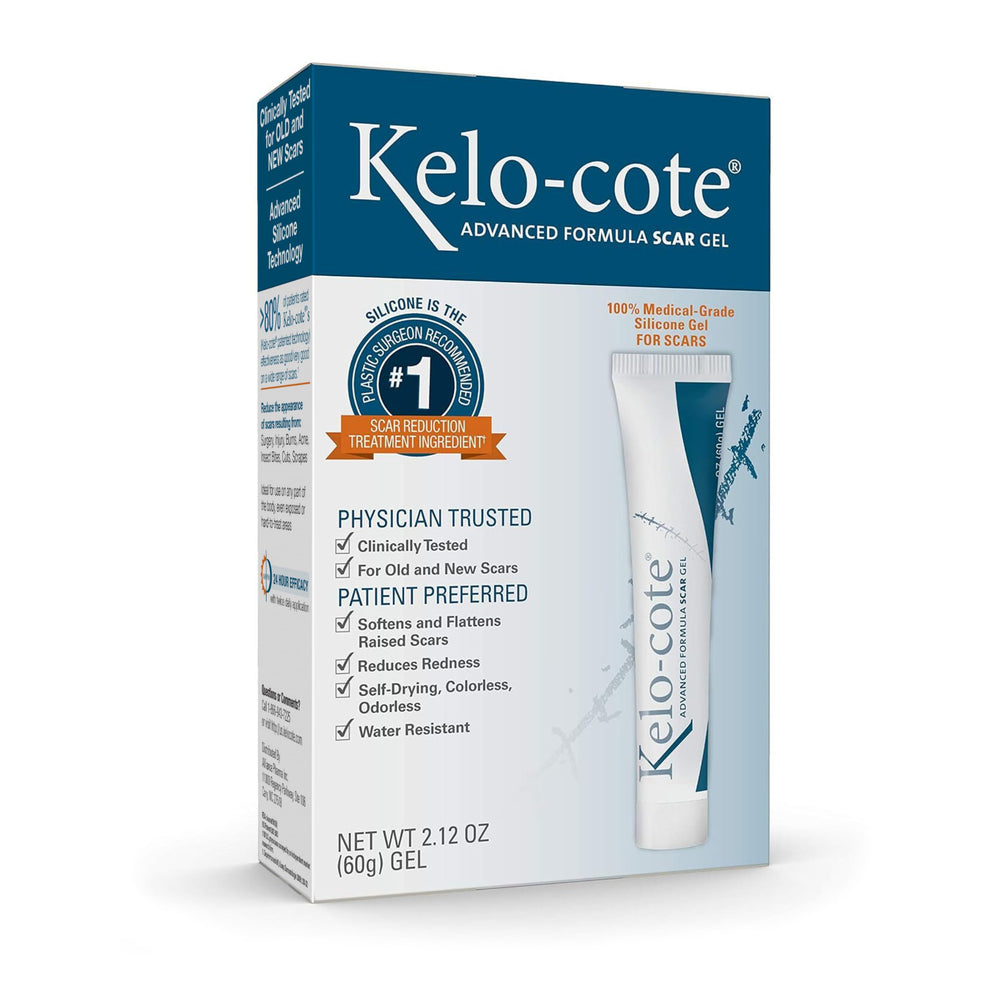 KELO-COTE frente del tubo mostrando diseño y tamaño, facilita identificación rápida