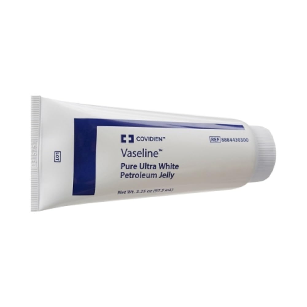 Kendall Vaseline tubo frontal mostrando presentación y aplicación práctica