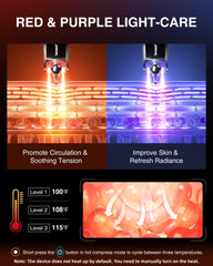 kensen panel con botones calor y vibración para ajustes precisos