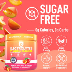 Keppi detalle de etiqueta nutricional con electrolitos y ingredientes limpios