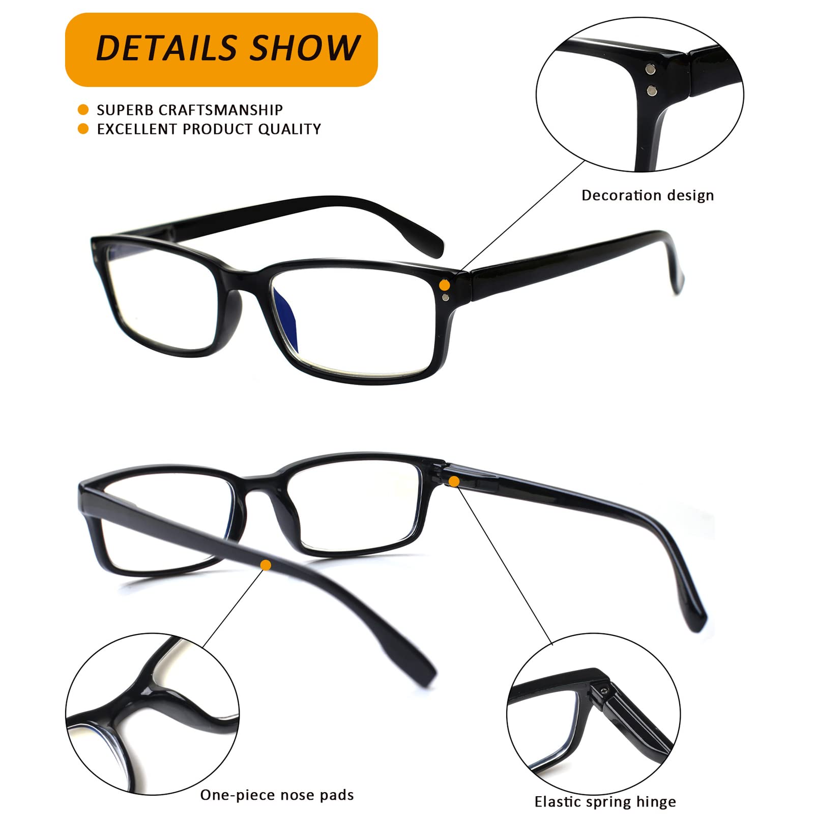 Kerecsen gafas puestas frente a un ordenador para mayor comodidad en pantallas