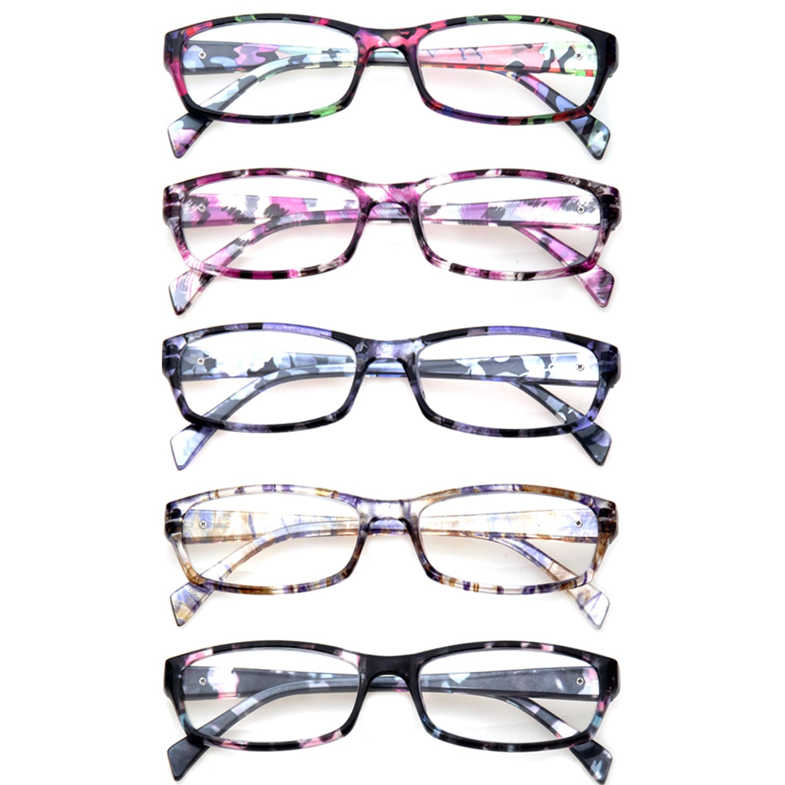 Kerecsen mujer usando las gafas leyendo, demuestra uso cómodo y elegante