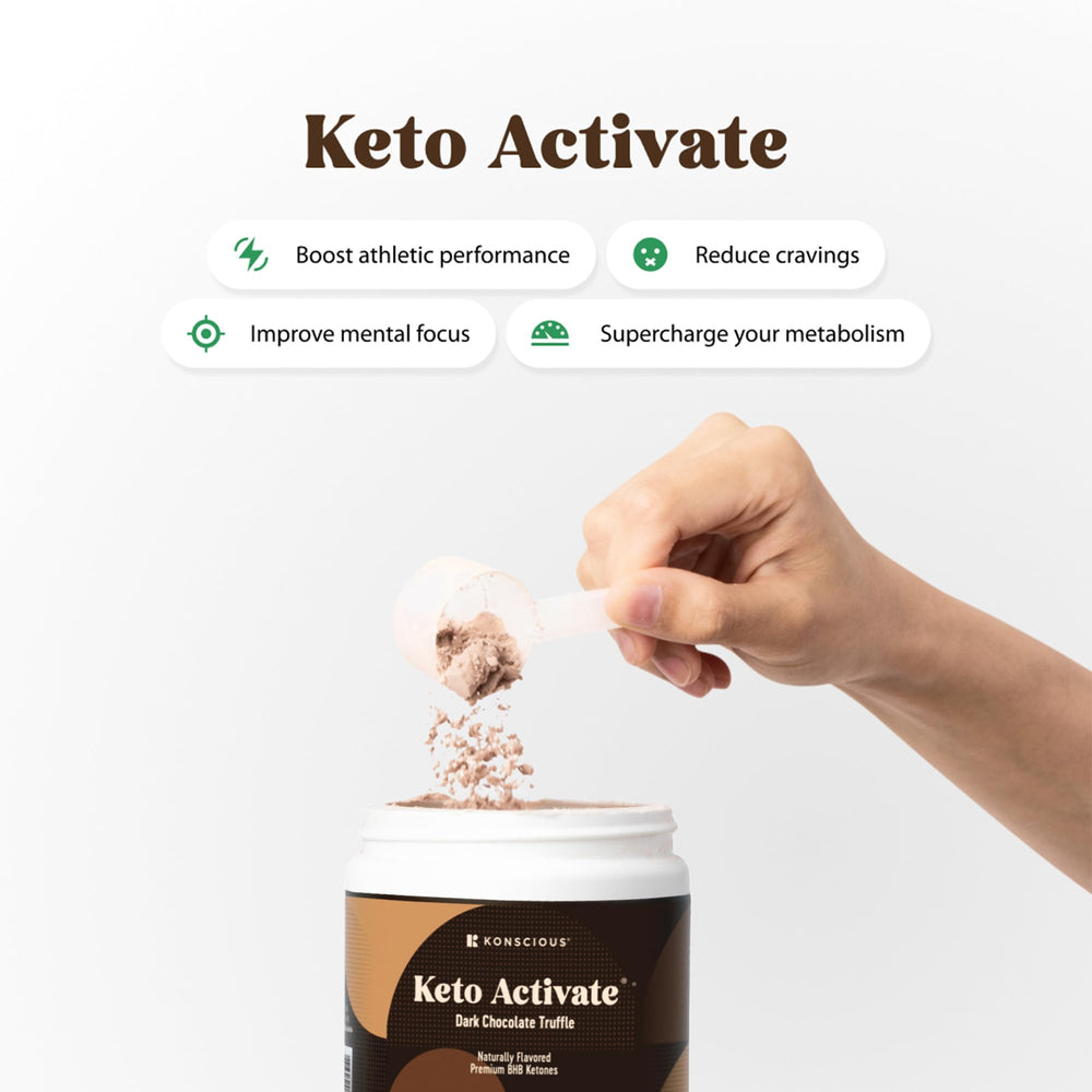 KETO ACTIVATE batido en vaso listo para beber y con sabor intenso