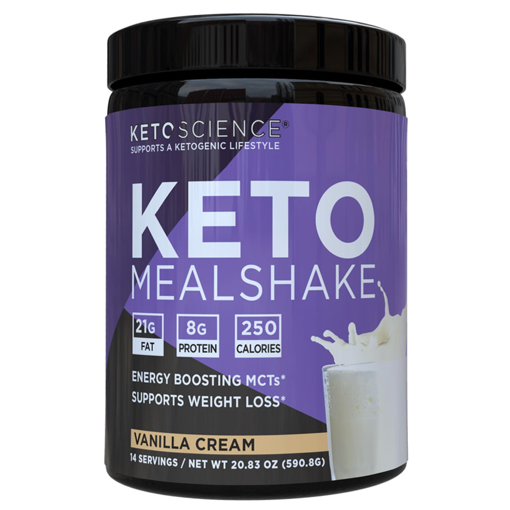 KETO SCIENCE frasco frontal mostrando etiqueta clara y beneficios
