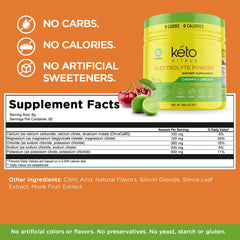 Keto Vitals cucharada medidora indicando porción precisa