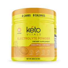 Keto Vitals bebida junto a equipo de entrenamiento, rendimiento