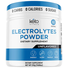 Keto Vitals frente del envase mostrando presentación y sin sabor