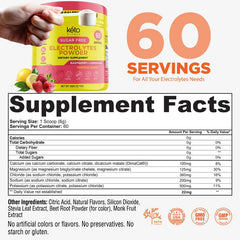 Keto Vitals bebida preparada en vaso lista para hidratar durante el día