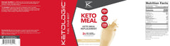 Ketologic etiqueta de ingredientes mostrando MCT y perfil nutricional