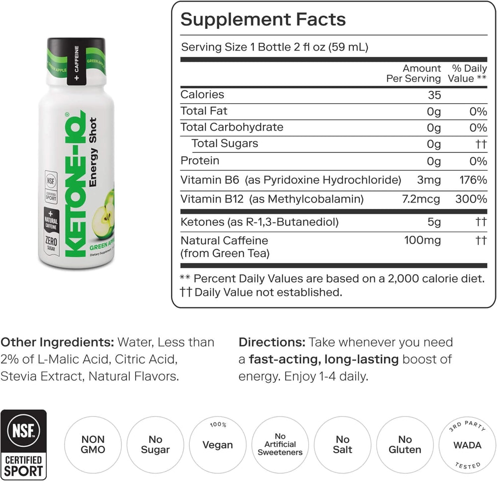 Ketone-IQ primer plano del líquido con textura y apariencia apetecible