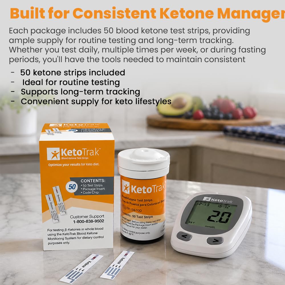 KetoTrak tubo cerrado para almacenamiento seco y protegido