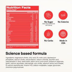 KEY NUTRIENTS polvo mezclándose durante sesión de entrenamiento para recuperación