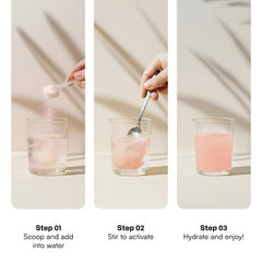KEY NUTRIENTS vaso en mesa de desayuno mostrando uso diario conveniente