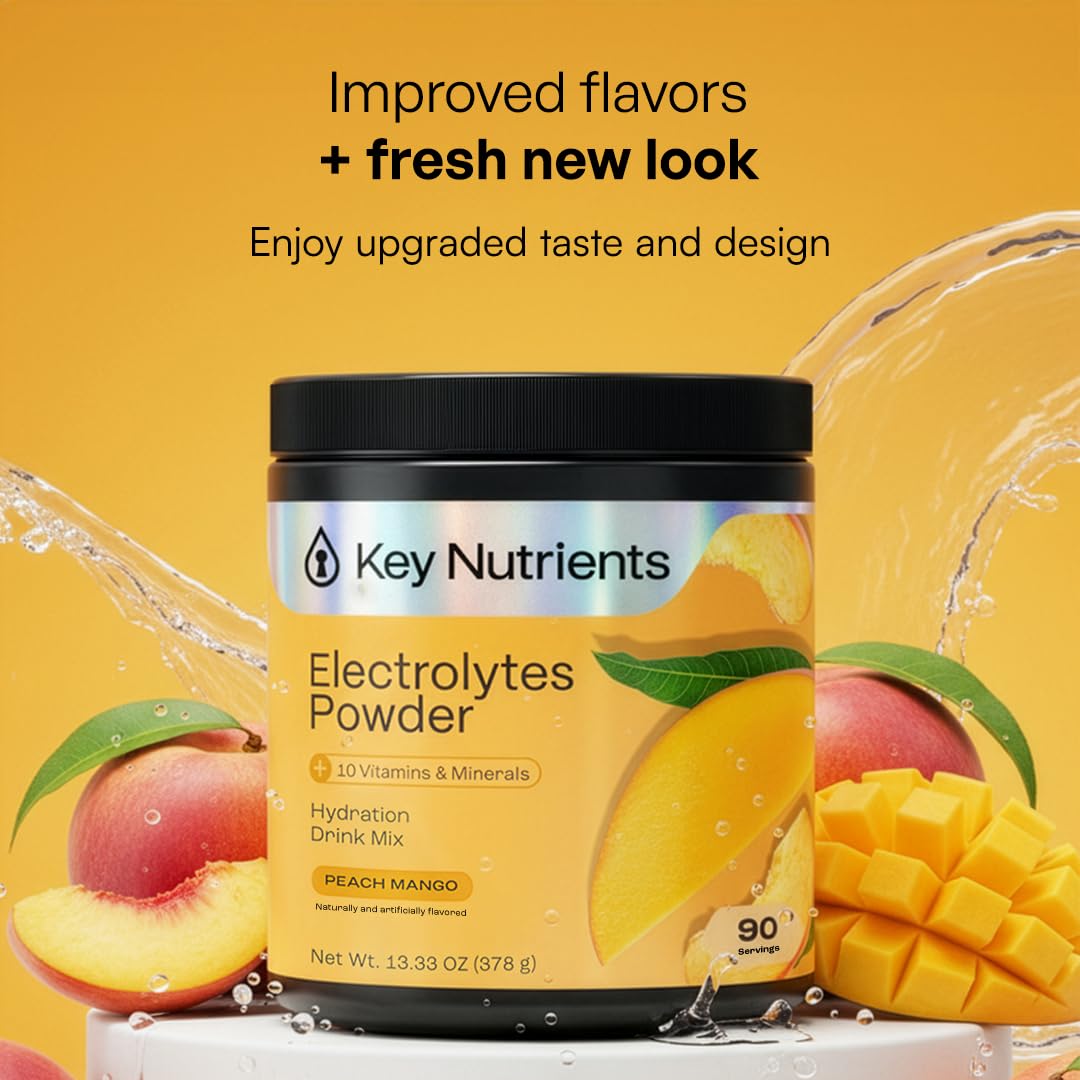 KEY NUTRIENTS polvo textura cercana que destaca mezcla sin grumos y facilidad de disolución
