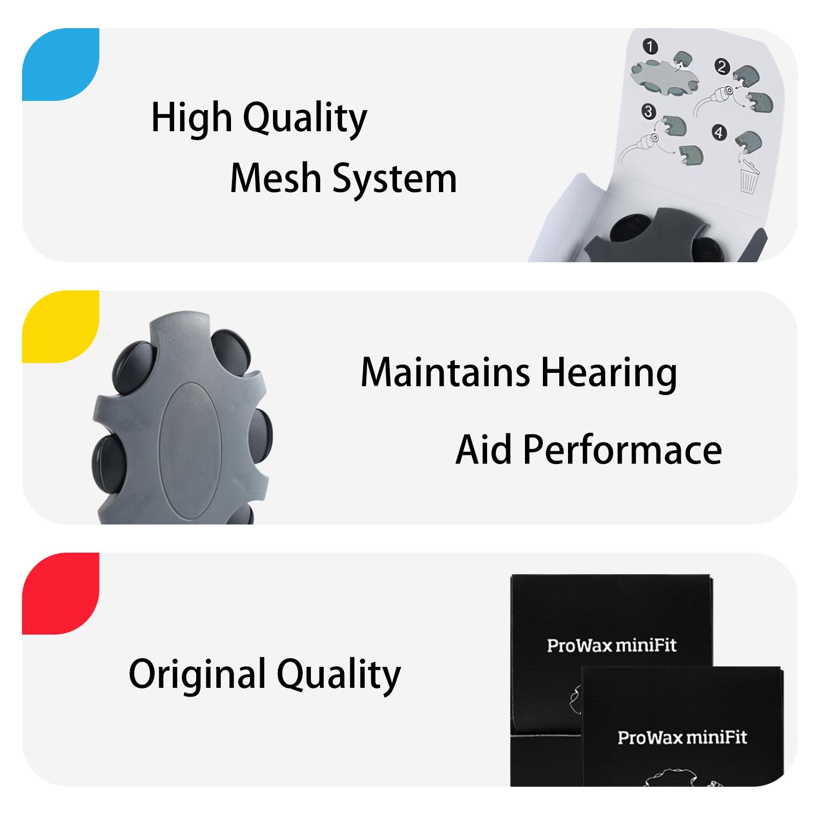 KH HAIKE Oticon ProWax MiniFit en entorno de servicio ilustrando mantenimiento sencillo