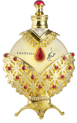 KHADLAJ PERFUMES frasco delantero mostrando diseño elegante y lujo