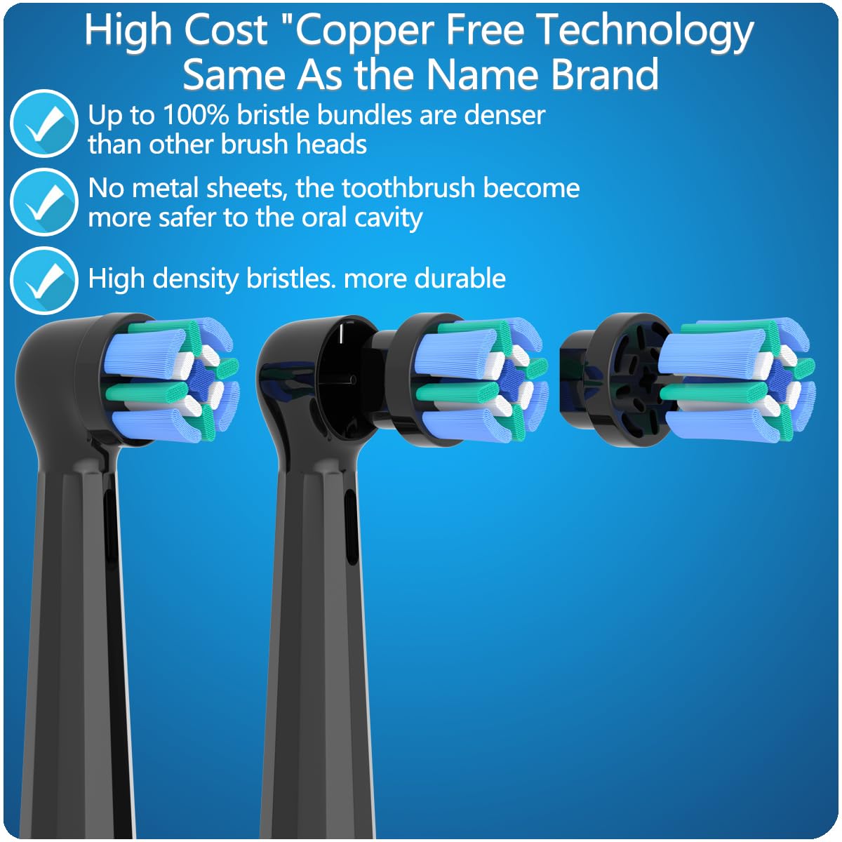KHBD primer plano de cerdas Tynex nylon, limpieza suave efectiva