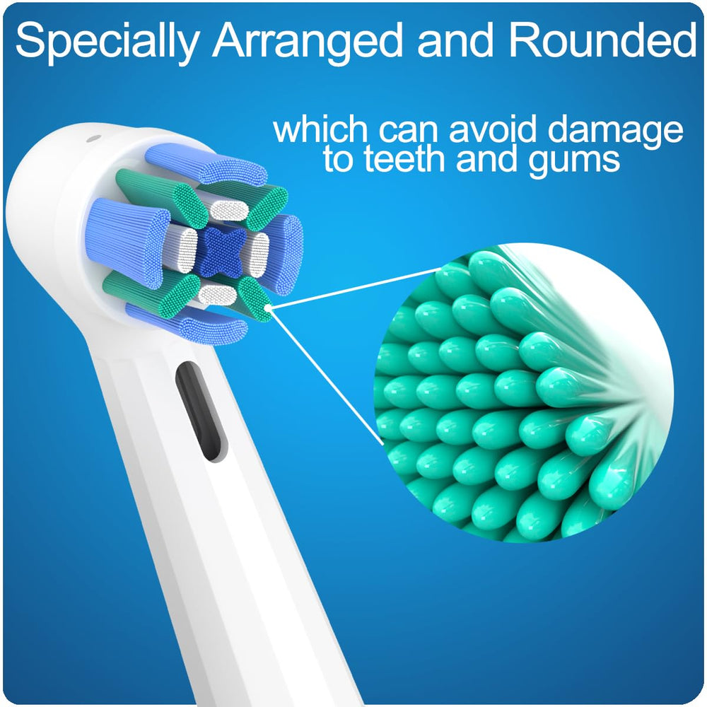 KHBD primer plano de las cerdas Tynex suaves mostrando protección del esmalte
