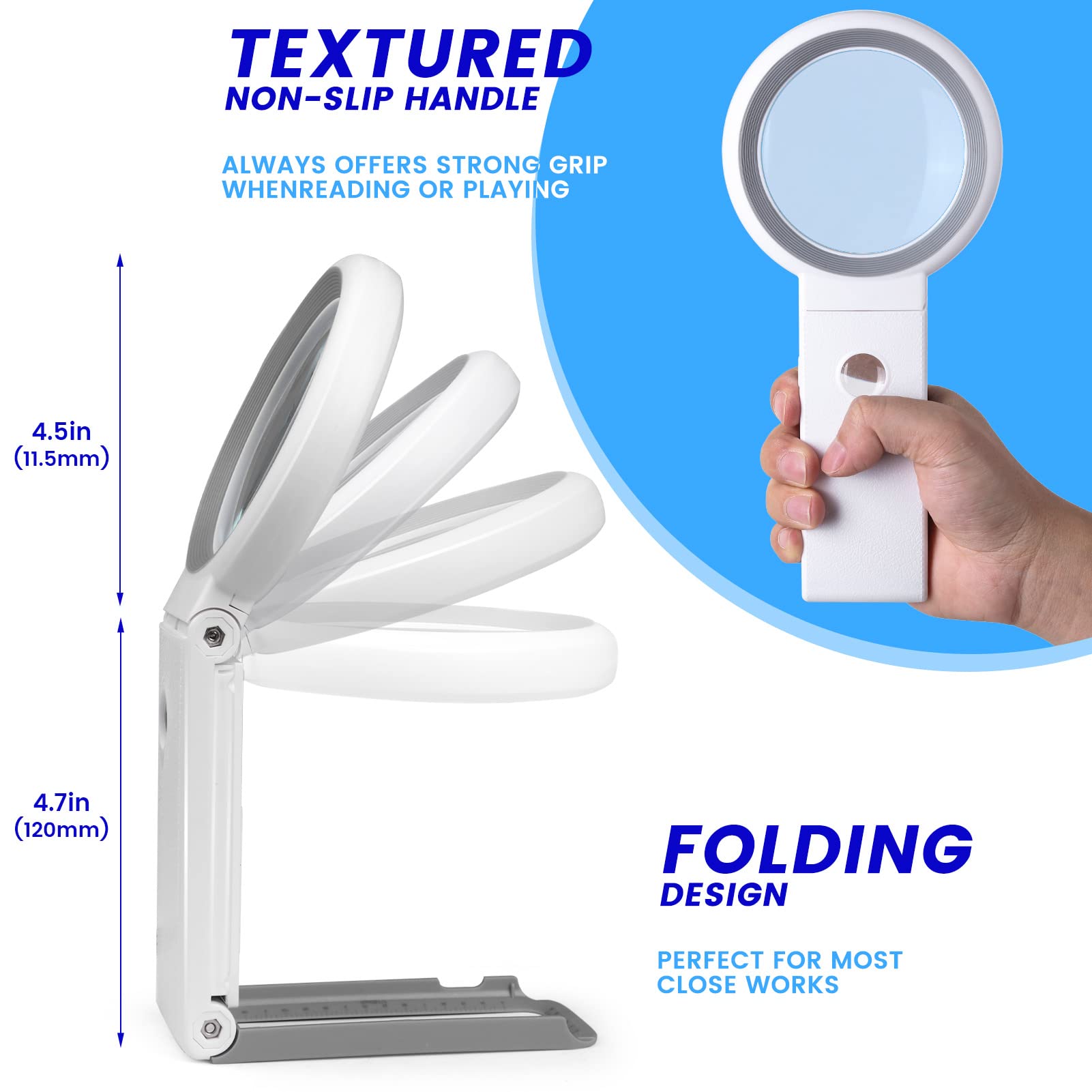 KIBTOY soporte plegable en sobremesa para uso manos libres cómodo