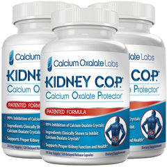 KIDNEY C.O.P. frasco frontal mostrando etiqueta y beneficios