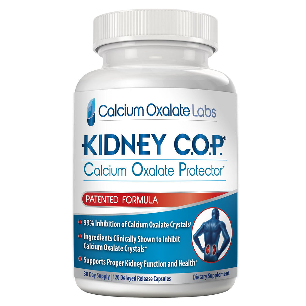 KIDNEY C.O.P. frente del envase mostrando diseño y cantidad, facilita elección informada