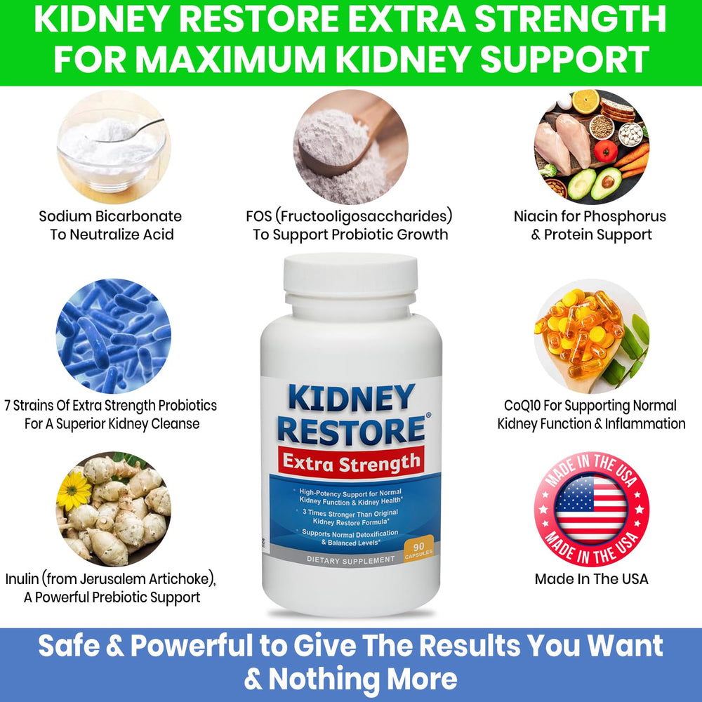 Producto Kidney Restore integrado en cocina saludable para estilo de vida