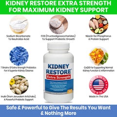 Producto Kidney Restore integrado en cocina saludable para estilo de vida