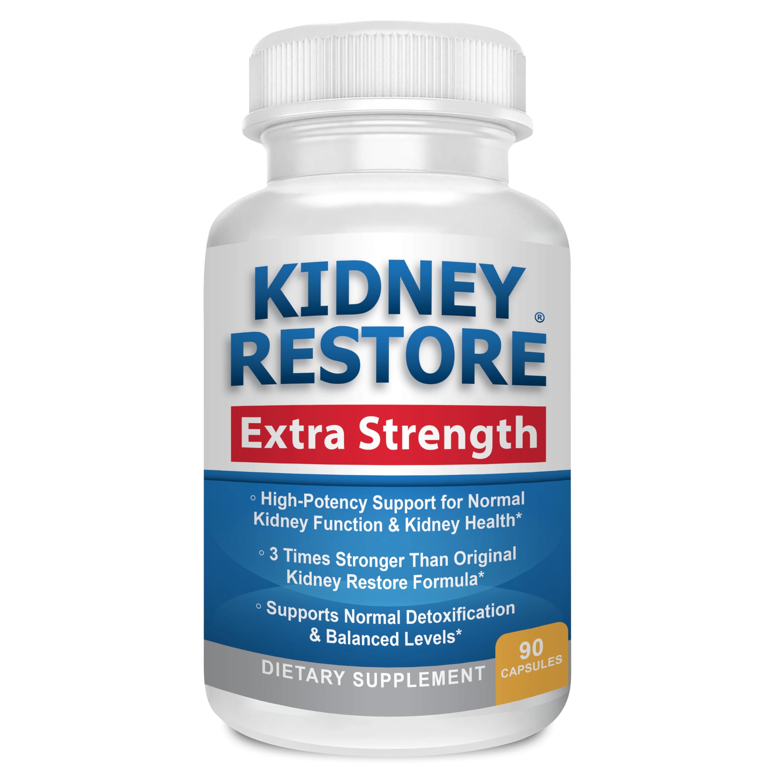 Kidney Restore frente del envase mostrando fórmula y soporte renal