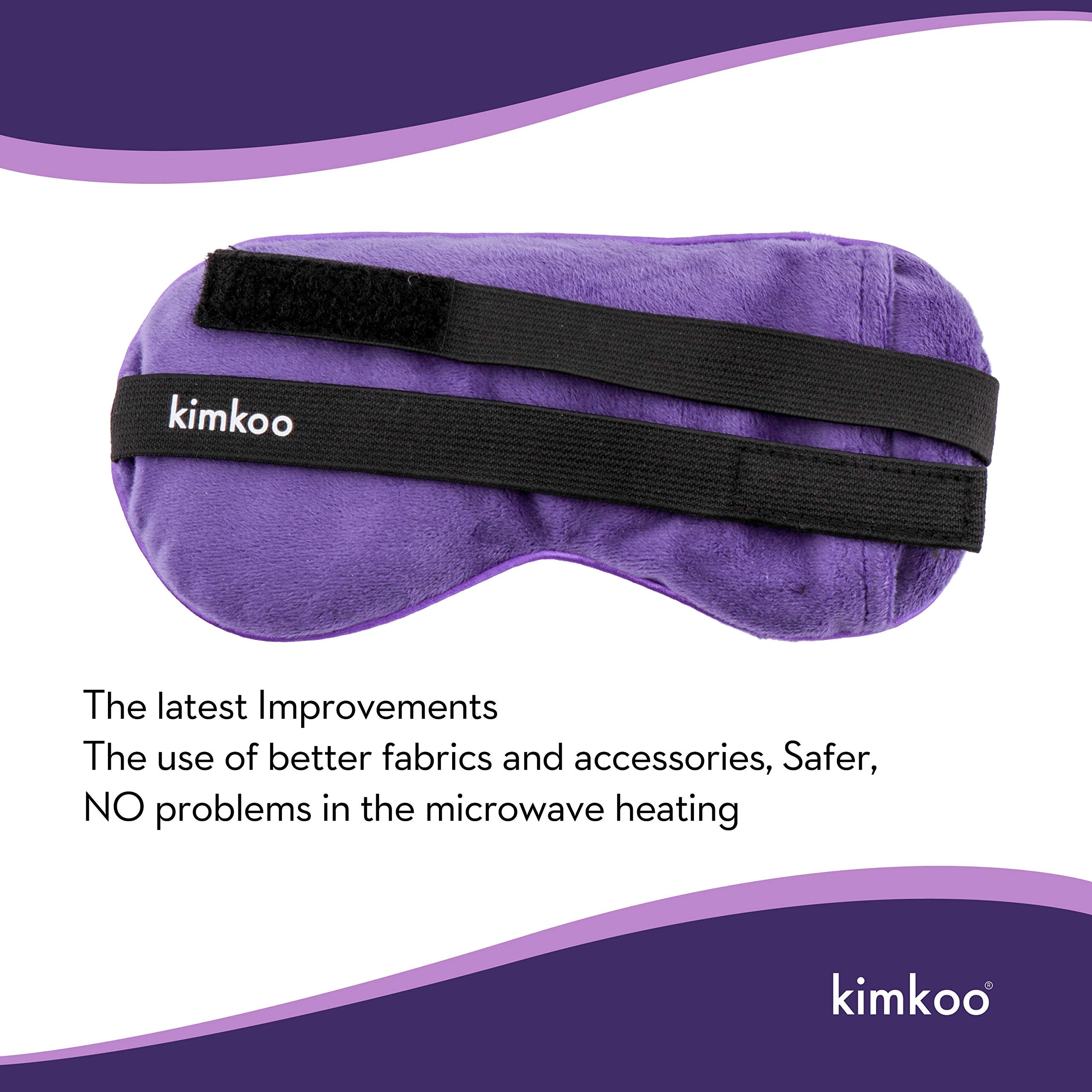 kimkoo primer plano del relleno de semillas de lino para calor uniforme