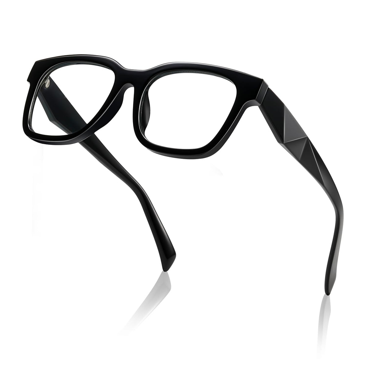 kimorn gafas vista frontal con montura negra, aspecto profesional y protección