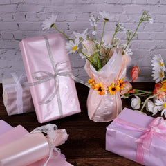 KINBOM hojas usadas en arreglo floral añadiendo volumen y brillo decorativo