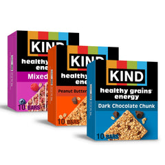KIND packaging frontal mostrando variedad y conveniencia