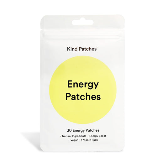 Kind Patches empaque frontal mostrando 30 parches y beneficio de conveniencia
