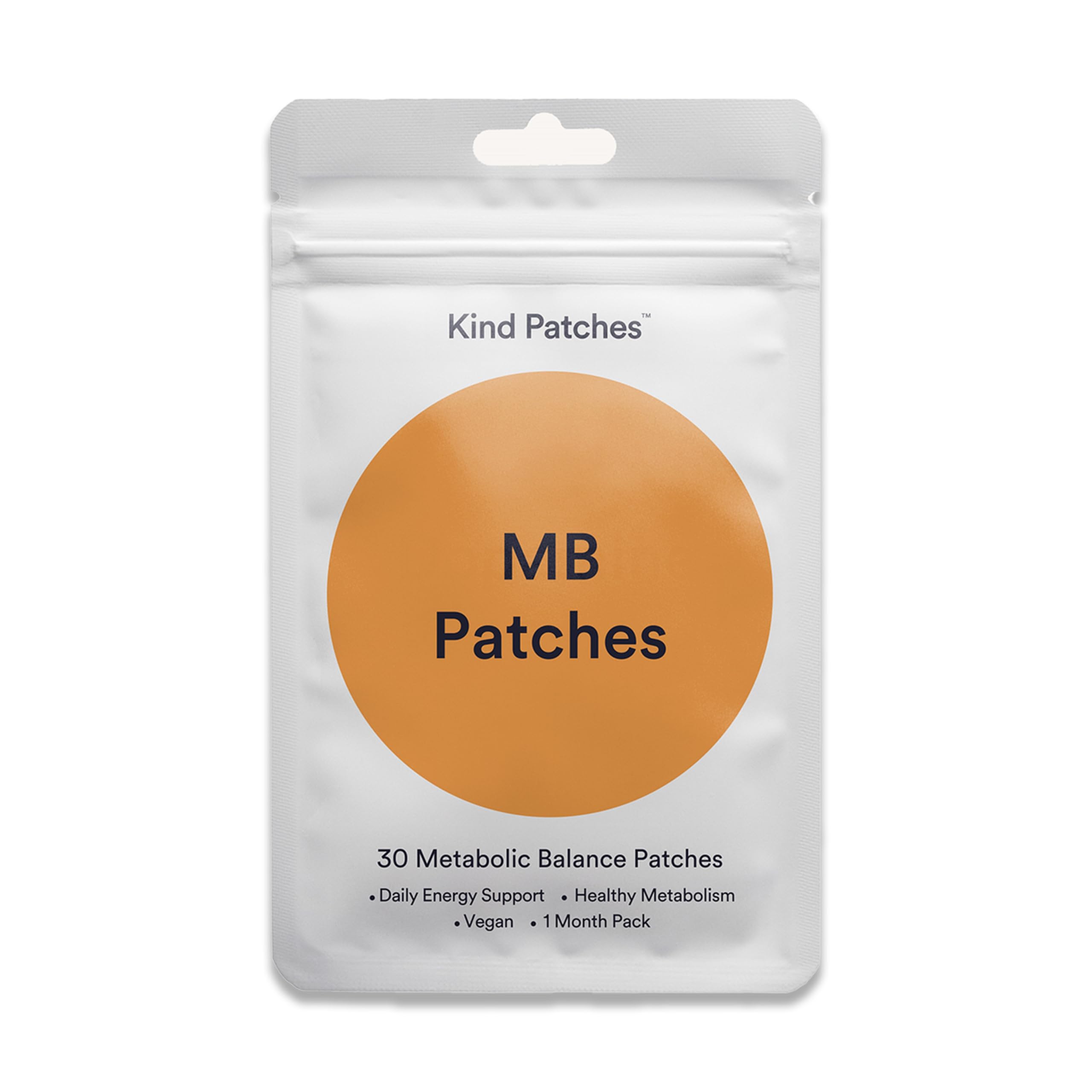 Kind Patches frontal del empaque mostrando 30 parches y diseño claro