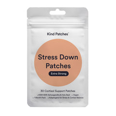 Kind Patches empaque frontal mostrando 30 parches y conveniencia diaria