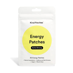 Kind Patches empaque frontal mostrando 14 parches y beneficios veganos