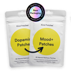 Kind Patches parche sostenido en mano destacando facilidad de aplicación