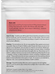 Kind Patches primer plano del parche mostrando adhesivo y textura suave